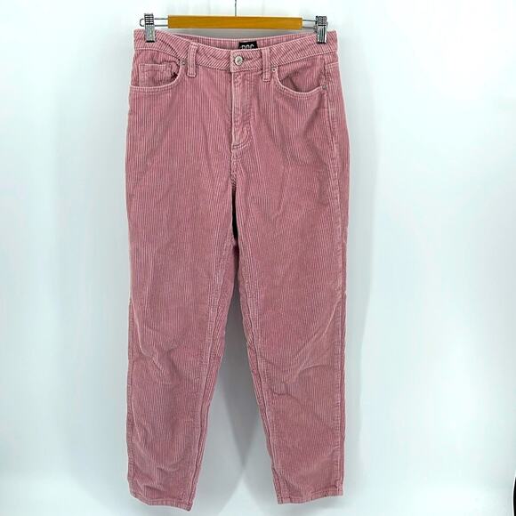 BDG Mom High Rise wide tooth corduroy flat front pants sz 27 - Picture 1 of 6